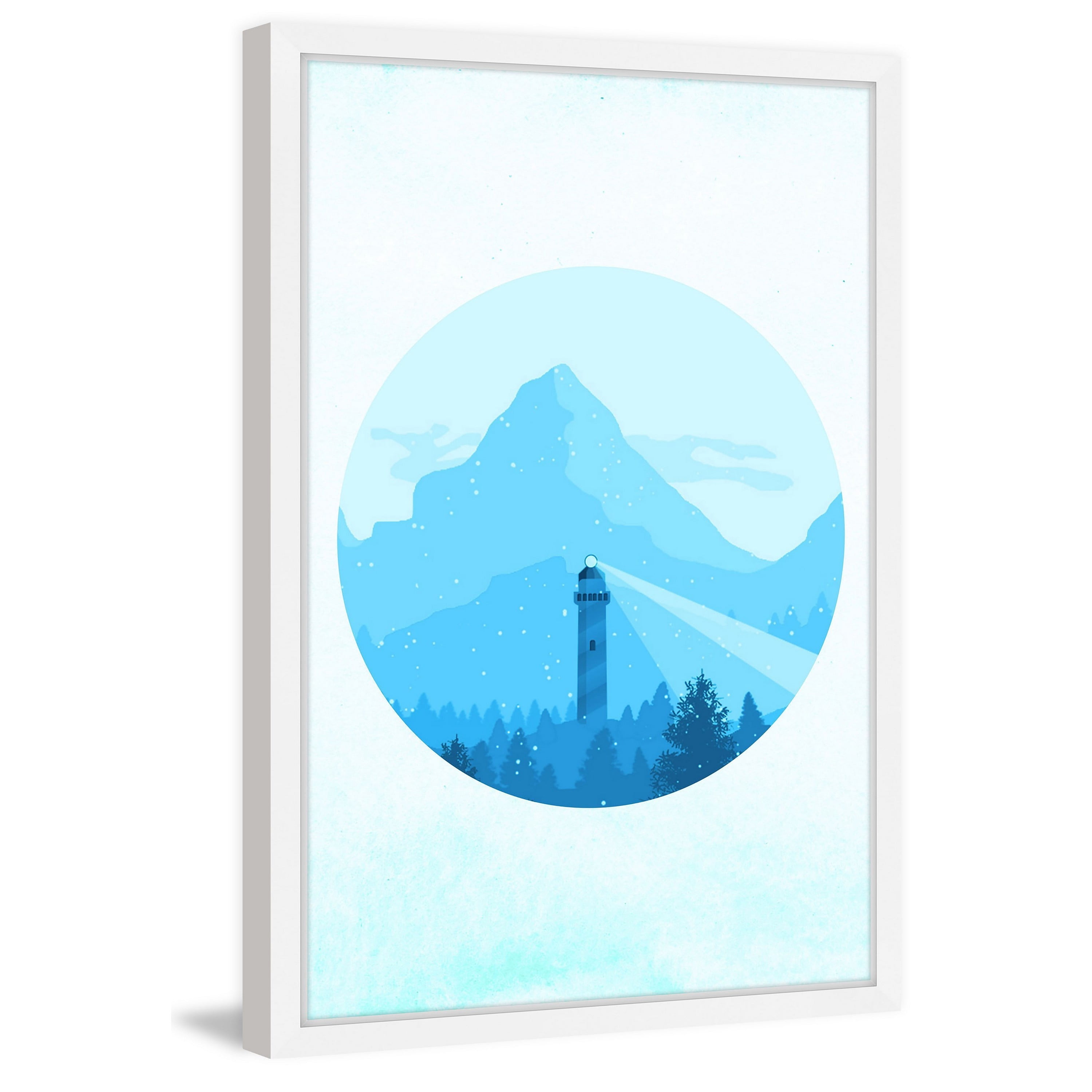Marmont Hill "Snow Day" Framed Painting Print