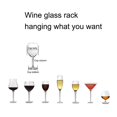 thumbnail image 4 of Wine Rack Holder Stainless Steel Hanging Racks Glass Cup Stemware Shelf Mounted, 4 of 8