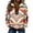 STP28-Multicolor, variant on Women's Rustic Aztec Sweatshirt Tribal Graphic Quarter Zip Fleece Pullover Stand Collar Warm Cowboy Casual Tops Multicolor,XXL