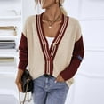 thumbnail image 4 of IROINNID Women's Leisure Short Solid Color Cardigan Long Sleeve Outwear, Watermelon Red, 4 of 9