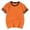 Orange, variant on REDARER Girls' Striped Graphic Tee - Short Sleeve Summer Casual Cute Printed Fashion Comfortable Toddler Kids Daily Layering Top,4-5 Years