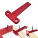 thumbnail image 2 of Matsuzay Herramientas de medición de regla de marcado de carpintero T 160mm para carpintería de precisión de aluminio Conjuntos de muebles de dormitorio Matsuzay HA018306-00, 2 of 6