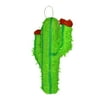 Lutema Green Cactus Pinata with Red Paper Flowers (Piñata) Ideal for Any Party