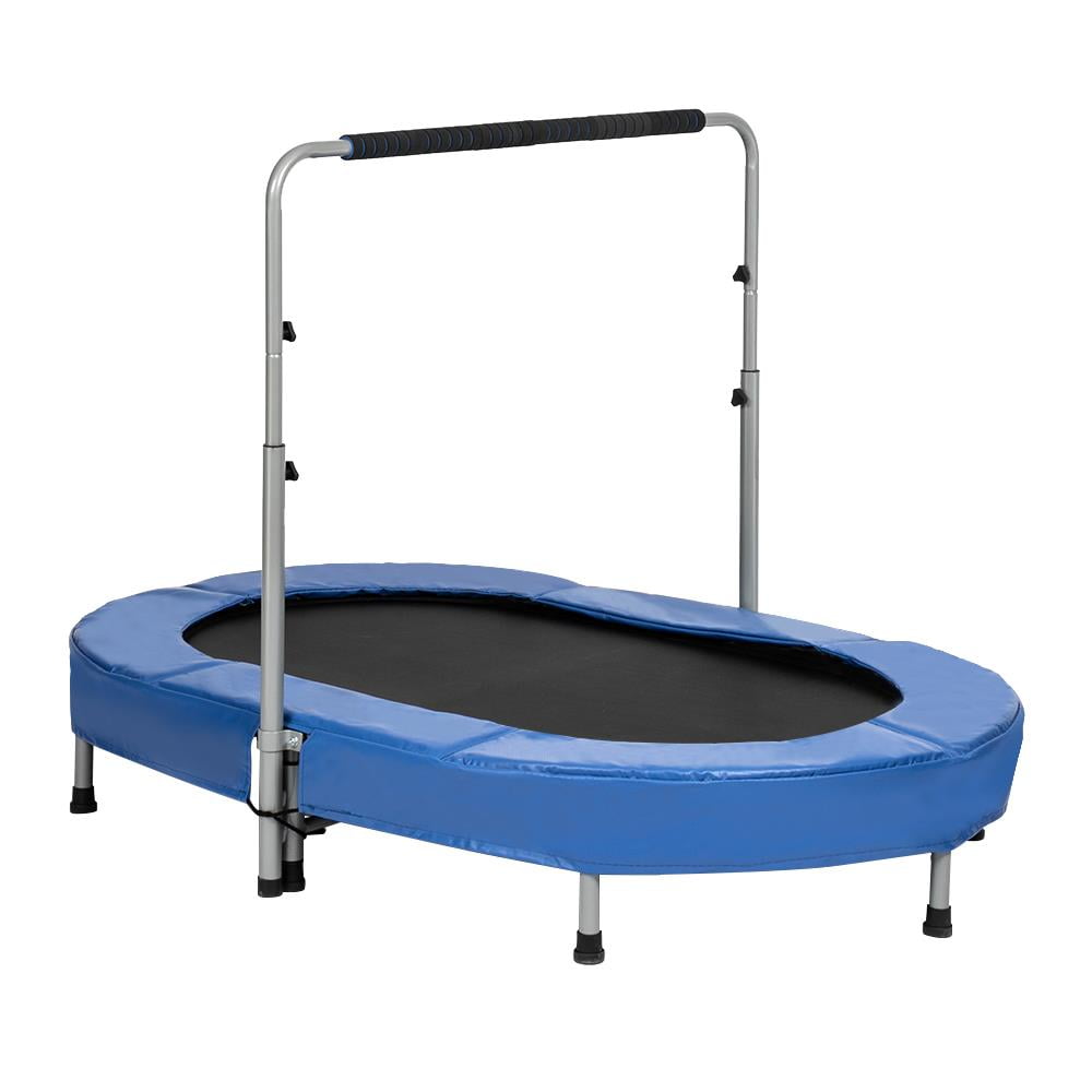 Bounce Pro Trampoline for Adults Kids Niksa Exercise Workout Rebounder Trampoline with 5 Level Adjustable Handle 40 Foldable Mini Trampoline 