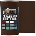 thumbnail image 2 of Gorilla Grip Non Adhesive, Waterproof, Durable Ribbed Drawer Liner, 20x10, Easy to Trim, Reusable, Strong Grip Liners for Drawers, Kitchen Cabinets, Desk Storage, Shelf Organization, Chocolate, 2 of 15