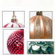thumbnail image 2 of Bolas navideñas de plástico bañadas en plata Suministros de decoración navideña Decoración del árbol de Navidad, 2 of 6