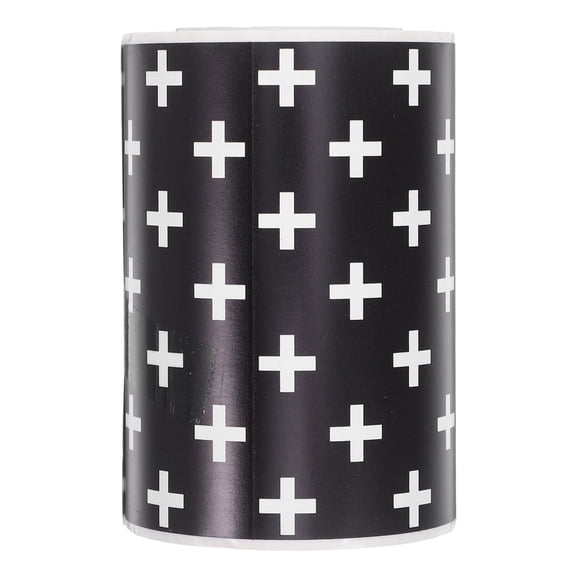 LOLIPPYY Black and White Scalloped Bulletin Board Border Stickers for School Door and Poster Board Decorations