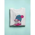 thumbnail image 3 of A Cute Rabbit With Glasses  Sweatshirt Women -Image by Shutterstock, Female 4X-Large, 3 of 4