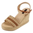 thumbnail image 1 of Sandalias con plataforma Exterior Textil Color Beige Para Mujer De RBCOLLECTION, 1 of 3