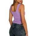thumbnail image 3 of Womens Going Out Crop Tops Backless Tank Tops Summer Y2k Teen Basics Cute Clothes Light S, 3 of 7