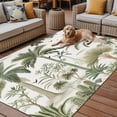 thumbnail image 2 of Fsddascl Tropical Green Palm Tree Outdoor Rug for Patio/Deck/Porch, Non-Slip Large Area Rug 4 x 6 Ft, Summer Beach Cactus Indoor Outdoor Rugs Washable Area Rugs, Reversible Camping Rug Carpet Runner, 2 of 5