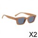 thumbnail image 1 of 2x Mujeres Rectángulo Gafas de Sol Anteojos Deportes Al Aire Libre Estilo Vintage Protección Solar Gafas de Sol Cuadradas Gafas de Sol para Ciclismo 2 piezas, 1 of 8