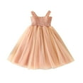 thumbnail image 3 of Ashirexll Little Girl Dresses, Girls Summer Dress, 1-9Y Toddler Kids and Children Sleeveless Strap Dress Cute Princess Dress Casual and Comfortable Dress, 3 of 7