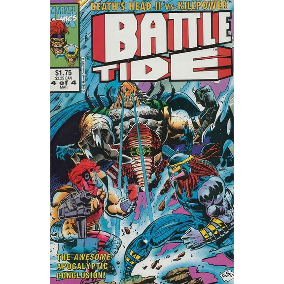 Battletide #4 VF ; Marvel UK Comic Book