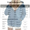 thumbnail image 3 of Women's Fashion Casual Solid Color Sweatshirt Loose Zipper Cardigan Long Sleeve Hooded Jacket for Fall and Winter Casual Wear,Red,3XL, 3 of 6