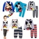 thumbnail image 2 of Conjunto de pijamas para niños de Mickey Mouse de Disney, ropa de dormir para niños, pantalones de manga larga, pijama fino de otoño con dibujos animados para niños, Pijama Infantil4T (100CM) zhangyuxiang CONDUJO, 2 of 2