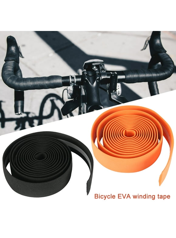 ODOMY Pack of 2 Road Bike Bicycle Handlebar Tape Self-Adhesive Bike Grip Wraps Tapes with Bar Plugs
