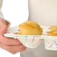 thumbnail image 3 of Trudeau Dotfetti - Plateaux à Muffins en Silicone, Lot de 2, 3 of 3