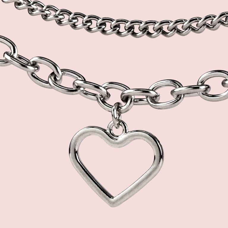 Silver Heart Bag Charm by Conair - Walmart.com