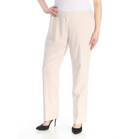 UPC 190607536443 product image for TOMMY HILFIGER $89 Womens New 1079 Pink Pinstripe Slim Fit Pants 16 B+B | upcitemdb.com