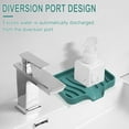 thumbnail image 6 of Kugisaki 2 Pcs Silicone Soap Dish Bar Soap Holder for Shower Bathroom Self Draining Waterfall Drying Tray for Bathroom Shower, Kitchen Sink Dish, 6 of 8