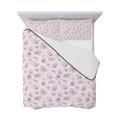 thumbnail image 7 of Pink Purple Butterfly Twin Size Down Alternative Comforter, Lightweight Comforter Quilt Bedding Set with Pillow Shams Spring Watercolor Butterfly All Seasons Bed Comforter Duvet Insert 68"x86", 7 of 7