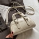thumbnail image 5 of Bolso Mano Retro Hobo para Mujer Cruzado Cuero PU Diario () Blanco, 5 of 7