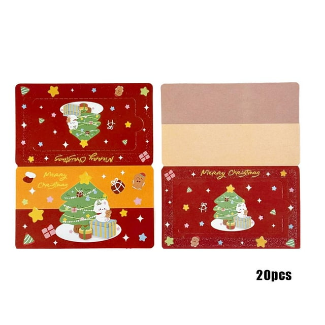 Christmas Scratch Off Creative Scratch Cards Points Based Tickets Interactive Diy