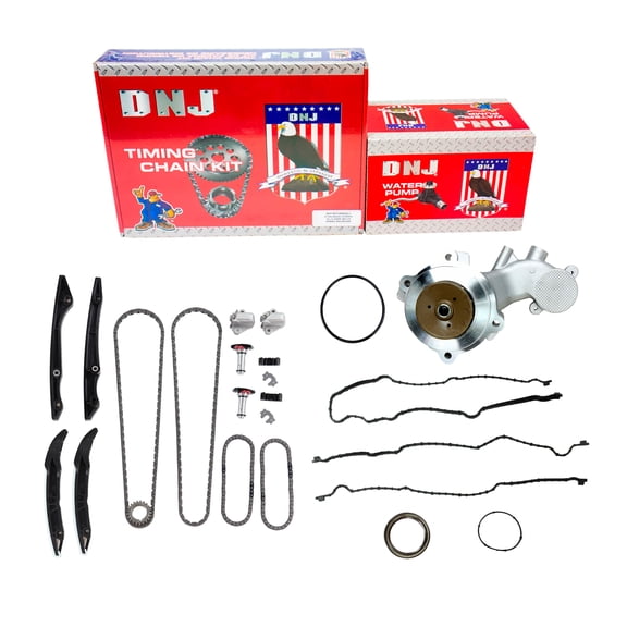 DNJ TK4231WP Timing Chain Kit with Water Pump Fits Cars & Trucks 2015 Ford 5.0L V8 DOHC 32V