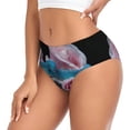 thumbnail image 2 of Fotbe Blue Lipped Pit Viper And Three Pink Roses Calzones Estampados para Mujer – Ropa Interior de Algodón, Cómoda, Suave y Elástica-Small, 2 of 6