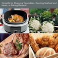 thumbnail image 6 of Roast and Steamer Rack Compatible with Ninja Foodi Possible Cooker Pro 8.5 Quart MC1000, MC1001, MC1010 Slow Cooker Crock, Ninja Possible Cooker Pro Accessories with Silicone Feet & Handles, 6 of 7