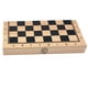 thumbnail image 1 of Tablero de ajedrez plegable premium de madera en 1, juegos de mesa, juguetes, regalos para niños y adultos. Los 29x29cm, 1 of 9