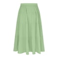 thumbnail image 2 of Lutiedan Girls' Maxi Skirts Tiered Elastic Waist Drawstring Flowy Skirts Ruffle Pleated Casual Summer Long Skirts Size 3-15, 2 of 7