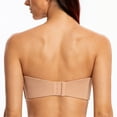 thumbnail image 2 of MELENECA Strapless Bra Minimizer with Underwire for Women Cappuccino 30A, 2 of 3