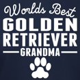 thumbnail image 3 of CafePress - World's Best Golden Retriever? Grandma T Shirt - Women's Traditional Fit Dark T-Shirt, 3 of 4