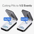 thumbnail image 5 of Pill Cutter, Pill Splitter for Small or Large Pills, Cuts Vitamins, Tablets, Detachable Pad for Clean Cuts, Travel Friendly, Black, 5 of 8