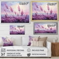 thumbnail image 4 of Designart "Lilacs landscape Pointillism Dot I" Floral Floater Framed Wall Art Print, 4 of 7