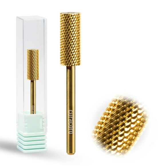 Brocas para uñas CURACORO, broca pequeña de carburo de 3/32 pulgadas