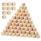 thumbnail image 3 of 500 Uds. Bloques de madera para manualidades, cubos de madera, pequeños bloques de madera, cubos de centímetros, cubos de construcción en blanco, piezas cuadradas de madera, 3 of 7