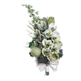 thumbnail image 3 of Bouquet de Novia con Flores de Seda, Diseño Elegante para Boda Al Aire Libre, 3 of 9