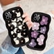 thumbnail image 3 of Carcasa OPPO A78 A17 A16 A77 A15 A57 A5S A3S A94 A95 A93 A76 A96 A55 A54 A53 A53 A9 A32 A33 A31 A5S Reno 5 6 7 Pro F9 Tinta Flores Pareja Suave Onda Borde Diseño Protección Caso Trasero, 3 of 4