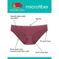 thumbnail image 5 of Women`s 6-Pack Microfiber Hi-Cut Panties, 7, Assorted, 5 of 7