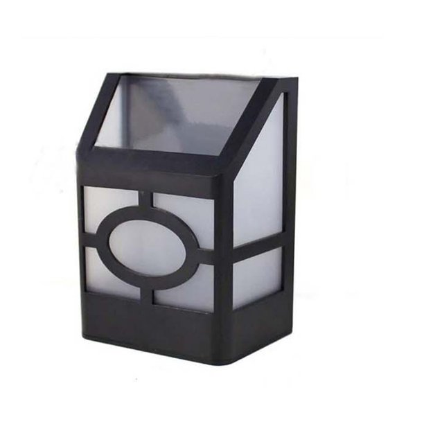 Toystoory Lámpara de pared Luz solar 2 LED de alta Jardín exterior Carretera Pared Patio Paisaje Iluminación Blanco frío Blanco cálido Iluminación y accesorios Toystoory HA026261-00