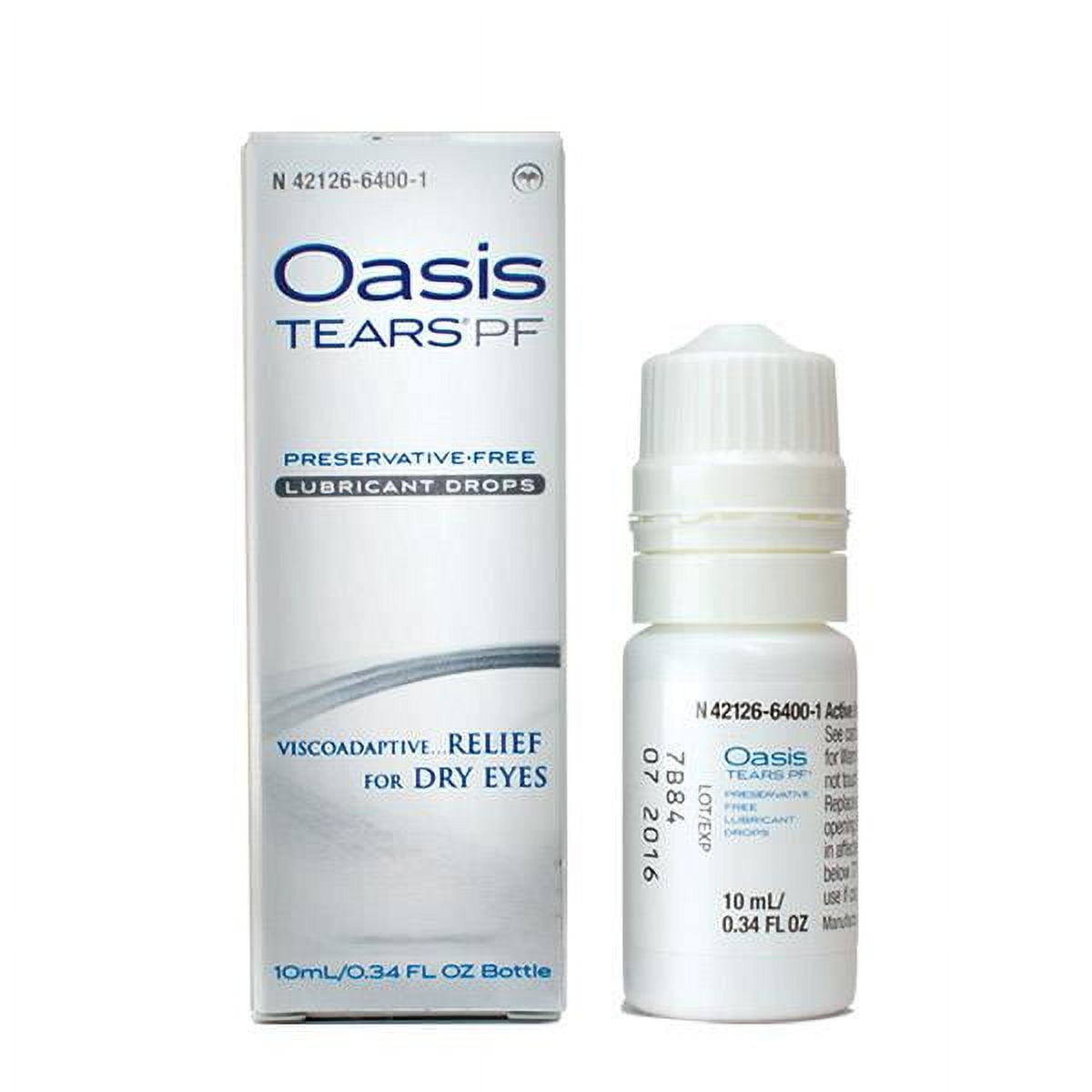 Oasis TEARS PF Preservative-Free Lubricant Eye Drops Relief For Dry Eyes, 0.34 Ounce