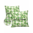 thumbnail image 6 of Outdoor Pillow Covers Throws Watercolor Tropical Green Kiwi,Waterproof Pillow Cases Pack of 2 Summer Fruits on White,Durable Cushion Cover Pillowcase for Patio Balcony Couch Garden, 6 of 7