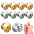 thumbnail image 1 of 10pcs Brooch Locking Pin Back Locking Pin Metal Locking Pin Brooch Pin for DIY Crafts, 1 of 9