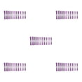 thumbnail image 1 of Justharion Coffin Nail Set Glossy Classic French Style Scratch Resistant Artificial Press-on Fingernails Manicure Stickers Type 10 5Set, 1 of 6