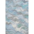 thumbnail image 2 of Addison Rugs Mayfield Premium Machine Washable Transitional Swirls Denim Rectangle Rug, 10' x 14', 2 of 5