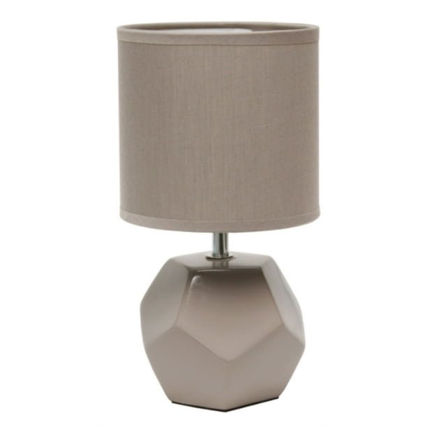 Simple Designs Round Prism Mini Table, Glass Prism Table Lamp Shade