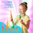 thumbnail image 4 of 10 PCS Long-haired Lucky Mini Troll Dolls, Assorted Hair Colors, 0.78 Bodies, 2 Hair. Cake Toppers, Action Figures, School Project, Arts and Crafts, Party Favors, 4 of 5